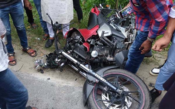 ফেঞ্চুগঞ্জ রোডে সড়ক দুর্ঘটনায় মোটরসাইকেল আরোহী নিহত